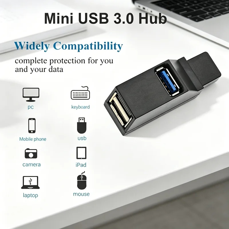 Laptop Accessories Macbook - USB 3.0 2.0 Hub Splitter 3