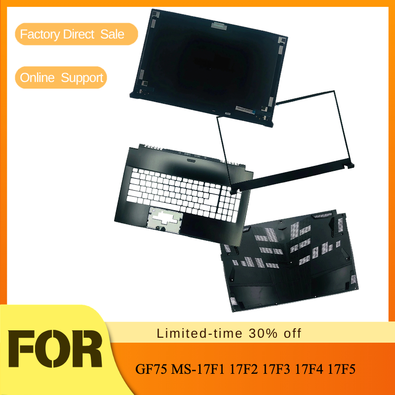 Laptop Accessories Display - Penutup Belakang Layar/Bezel Depan/Rangka Keyboard/Palm Rest/Cangkang