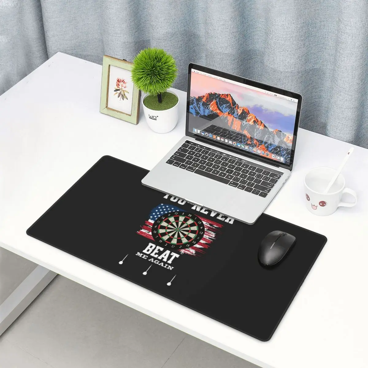 Laptop Accessories Target - Alas Mouse Besar Papan Dart Target