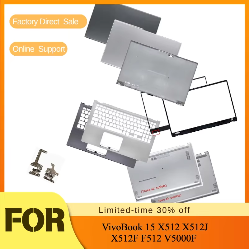 Laptop Accessories For Asus Vivobook - Palmrest/Aksesori Bawah/Casing Laptop/Penutup Belakang LCD/Bezel Depan