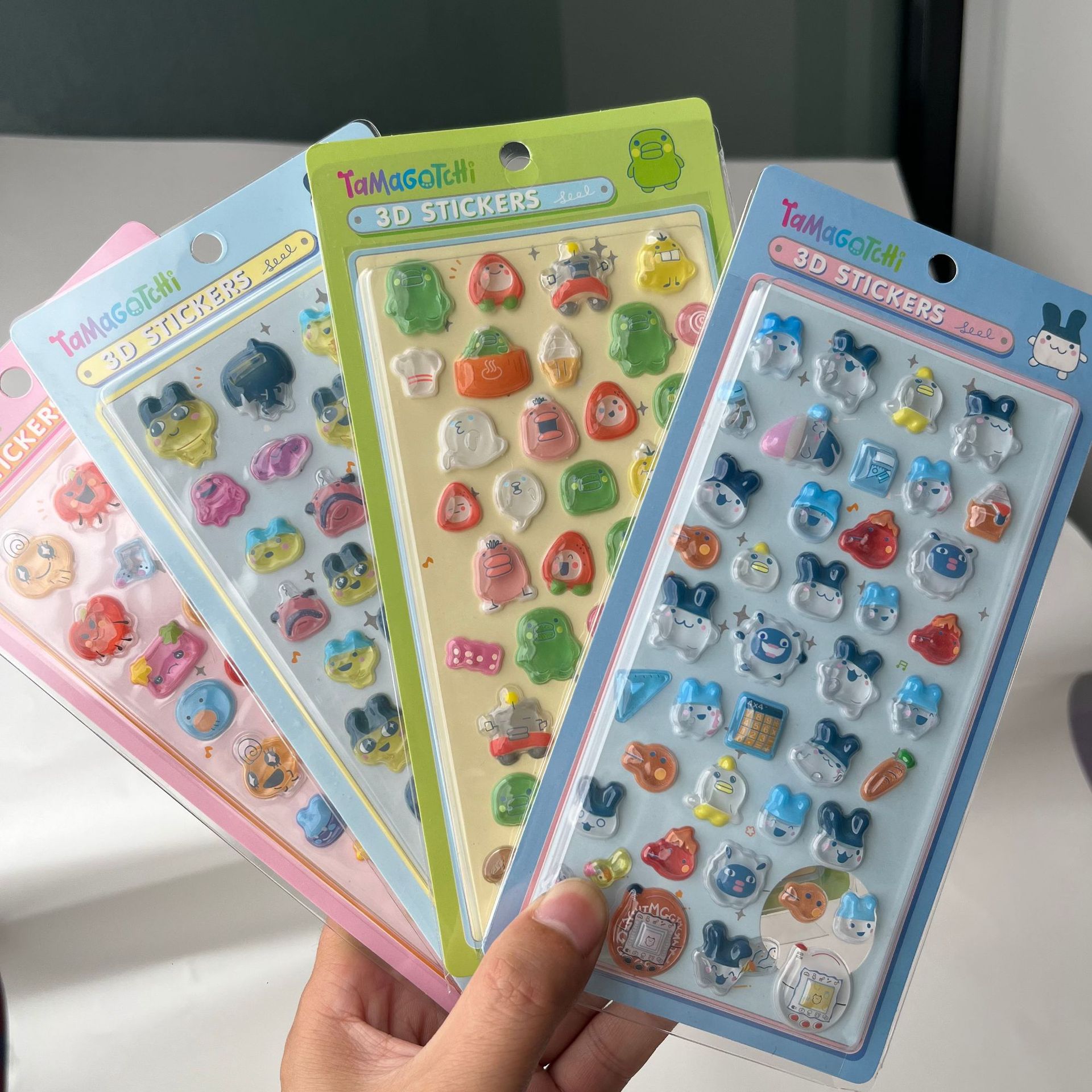 Laptop Accessories And Parts - Stiker 3D Tamagotchi Lucu Retro Digital