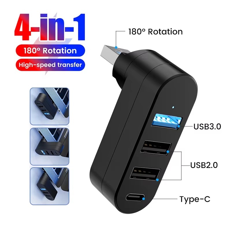 Laptop Accessories Macbook - Kotak Splitter Mini USB Hub 3.0
