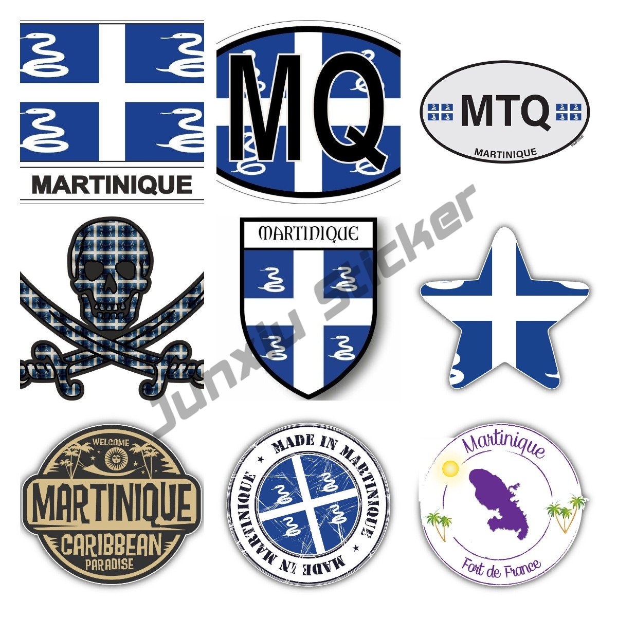 Martinique stiker bemper mobil - Laptop Accessories World ulasan dan harga