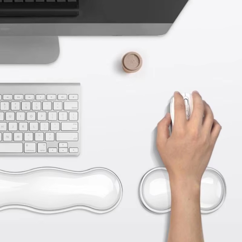 Alas Mouse Transparan dan Peny - Laptop Accessories For Wrist Support ulasan dan harga