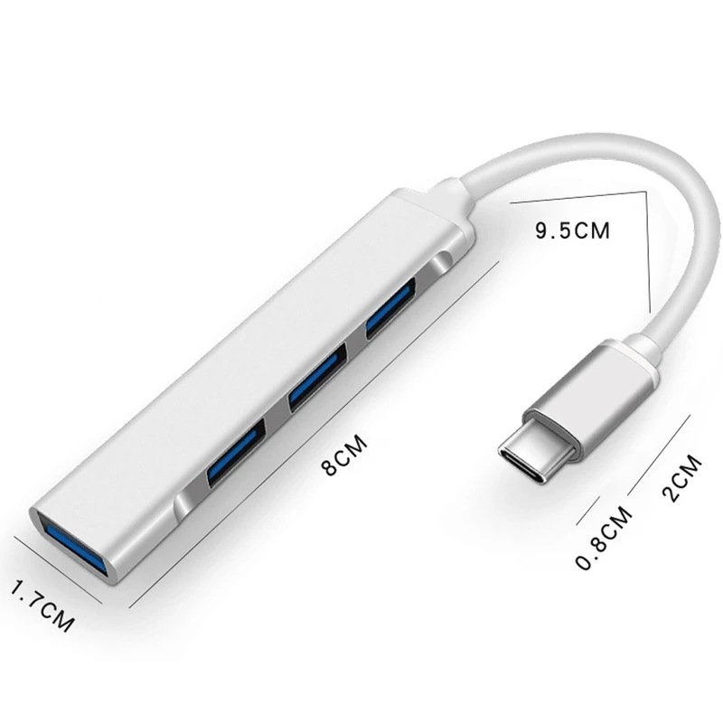 4-In-1 Type-C Extender Hub 4 P - Laptop Accessories Macbook ulasan dan harga