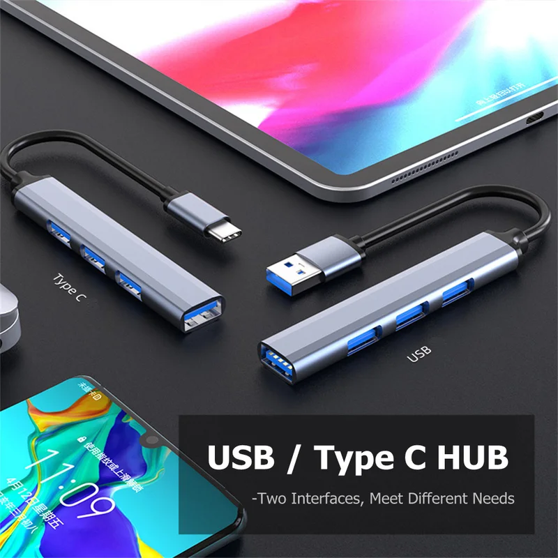 4-Port USB-C Hub 3.0/3.1-Multi - Laptop Accessories Macbook ulasan dan harga