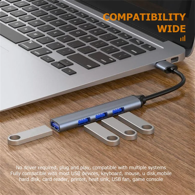 4-Port USB-C Hub 3.0/3.1-Multi - Laptop Accessories Macbook ulasan dan harga