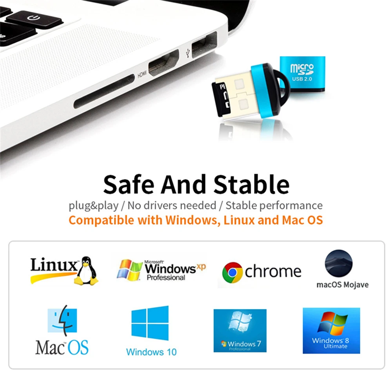 Pembaca kartu memori mikro SD/ - Laptop Accessories And Parts ulasan dan harga