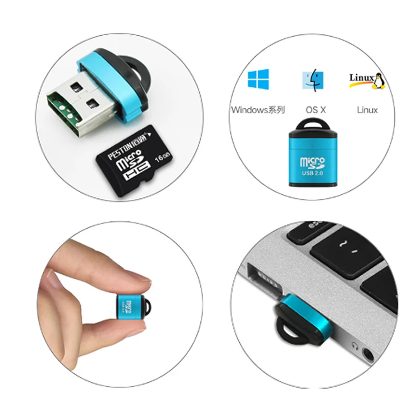 Pembaca kartu memori mikro SD/ - Laptop Accessories And Parts ulasan dan harga