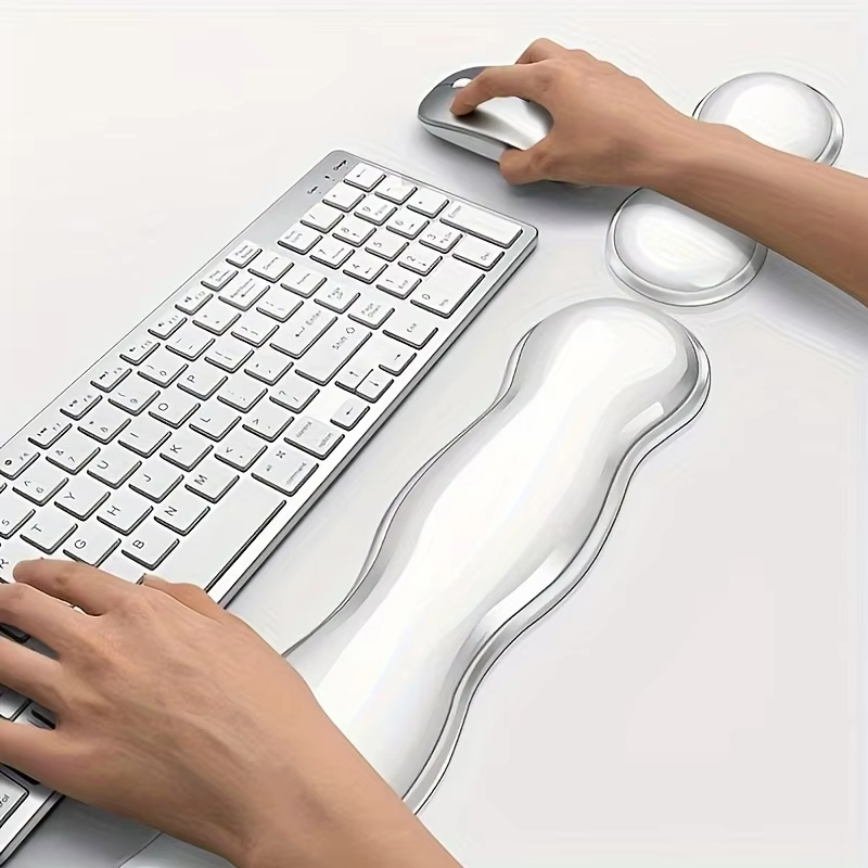 Alas Mouse Transparan dan Peny - Laptop Accessories For Wrist Support ulasan dan harga