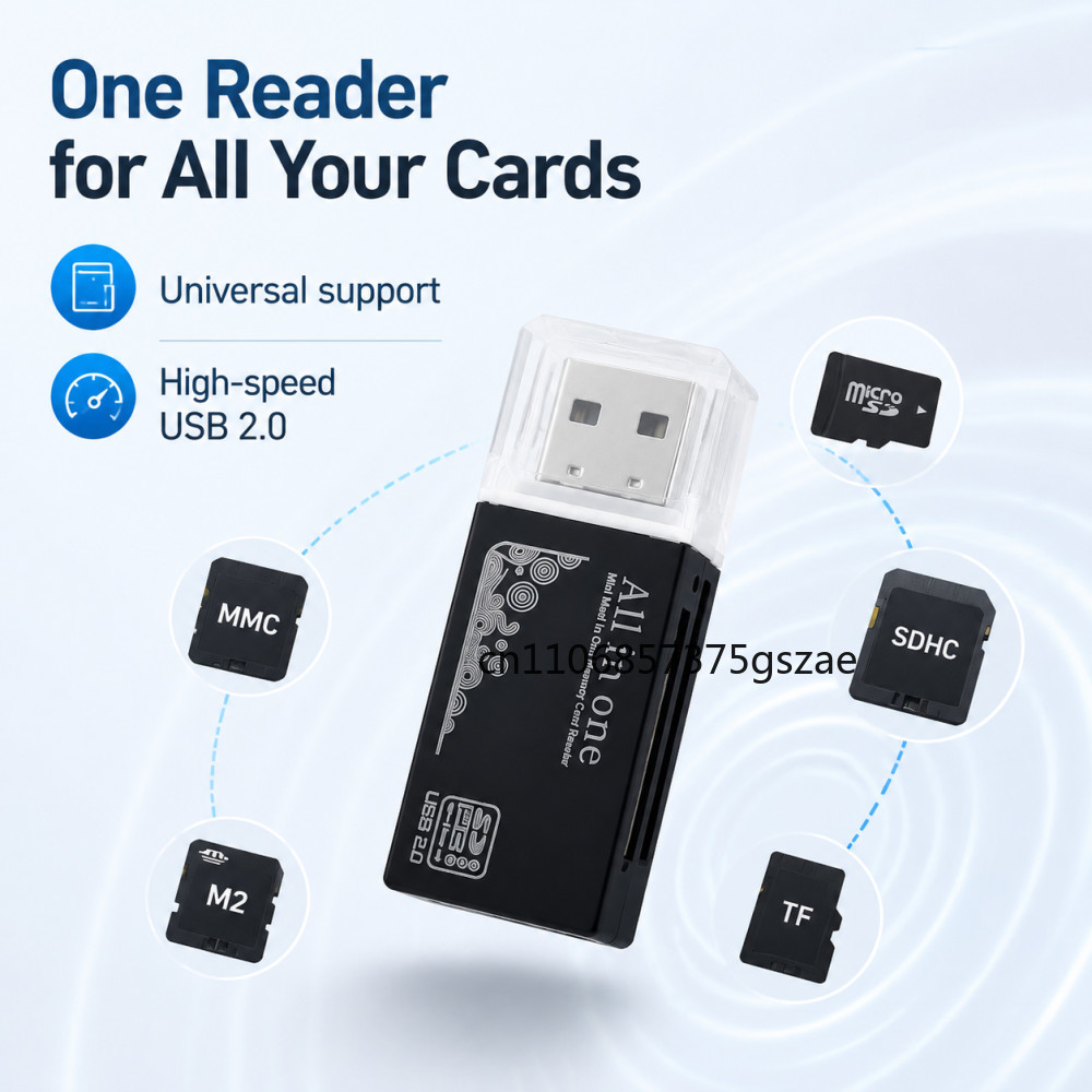 Pembaca Kartu USB2.0 2 In 1 Pe - Laptop Accessories World ulasan dan harga