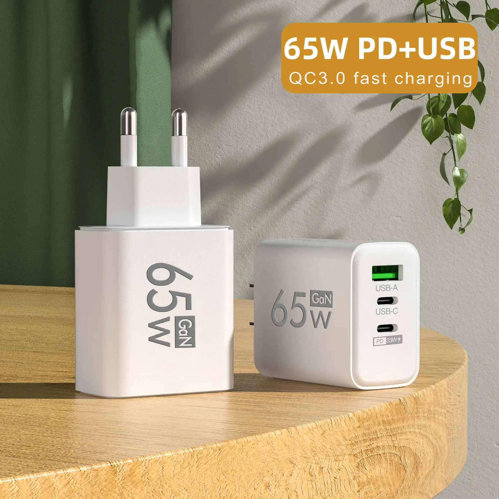 Pengisi Daya Dinding USB-C 3 P - Laptop Accessories Macbook ulasan dan harga
