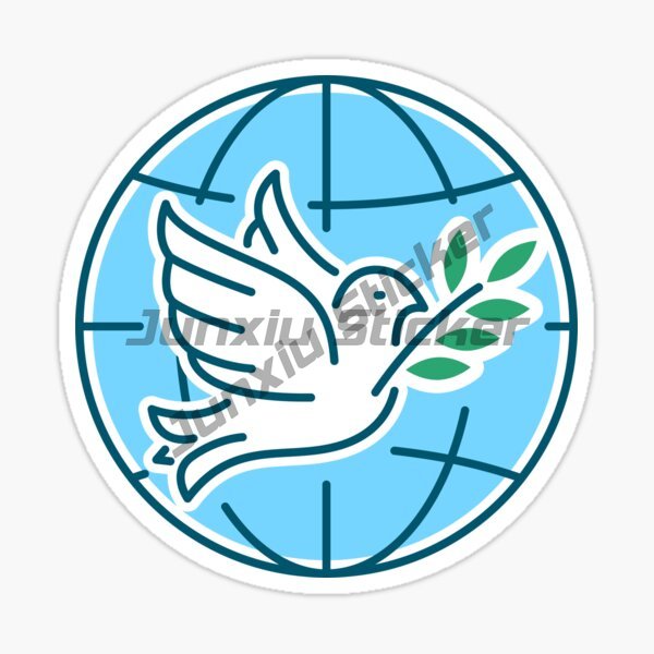 Stiker AN IDEA WORLD PEACE unt - Laptop Accessories World ulasan dan harga