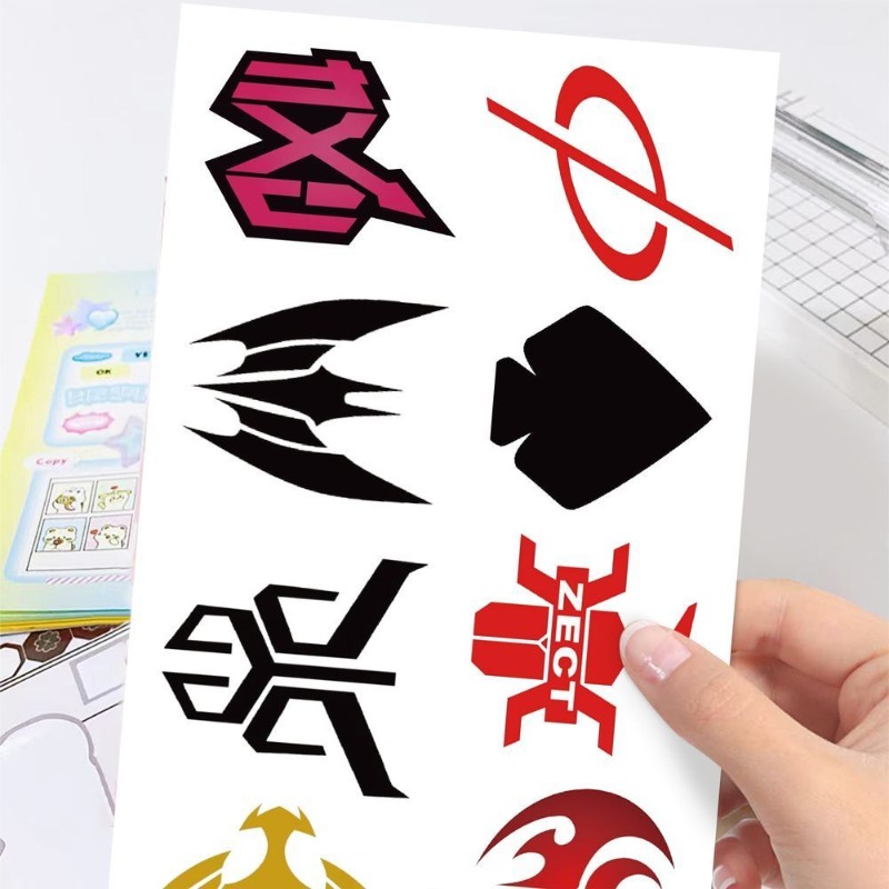 60 Lembar Stiker Logo Kamen Ri - Laptop Accessories And Parts ulasan dan harga