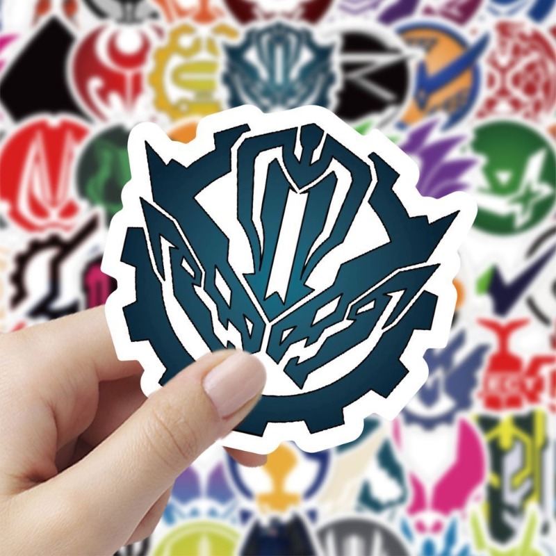 60 Lembar Stiker Logo Kamen Ri - Laptop Accessories And Parts ulasan dan harga