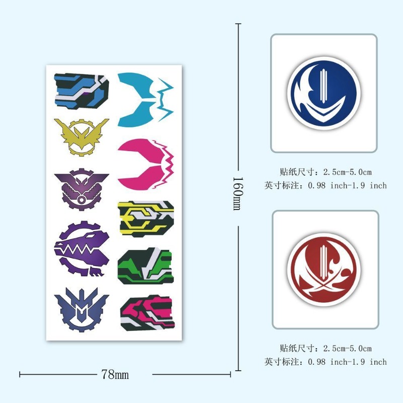 60 Lembar Stiker Logo Kamen Ri - Laptop Accessories And Parts ulasan dan harga